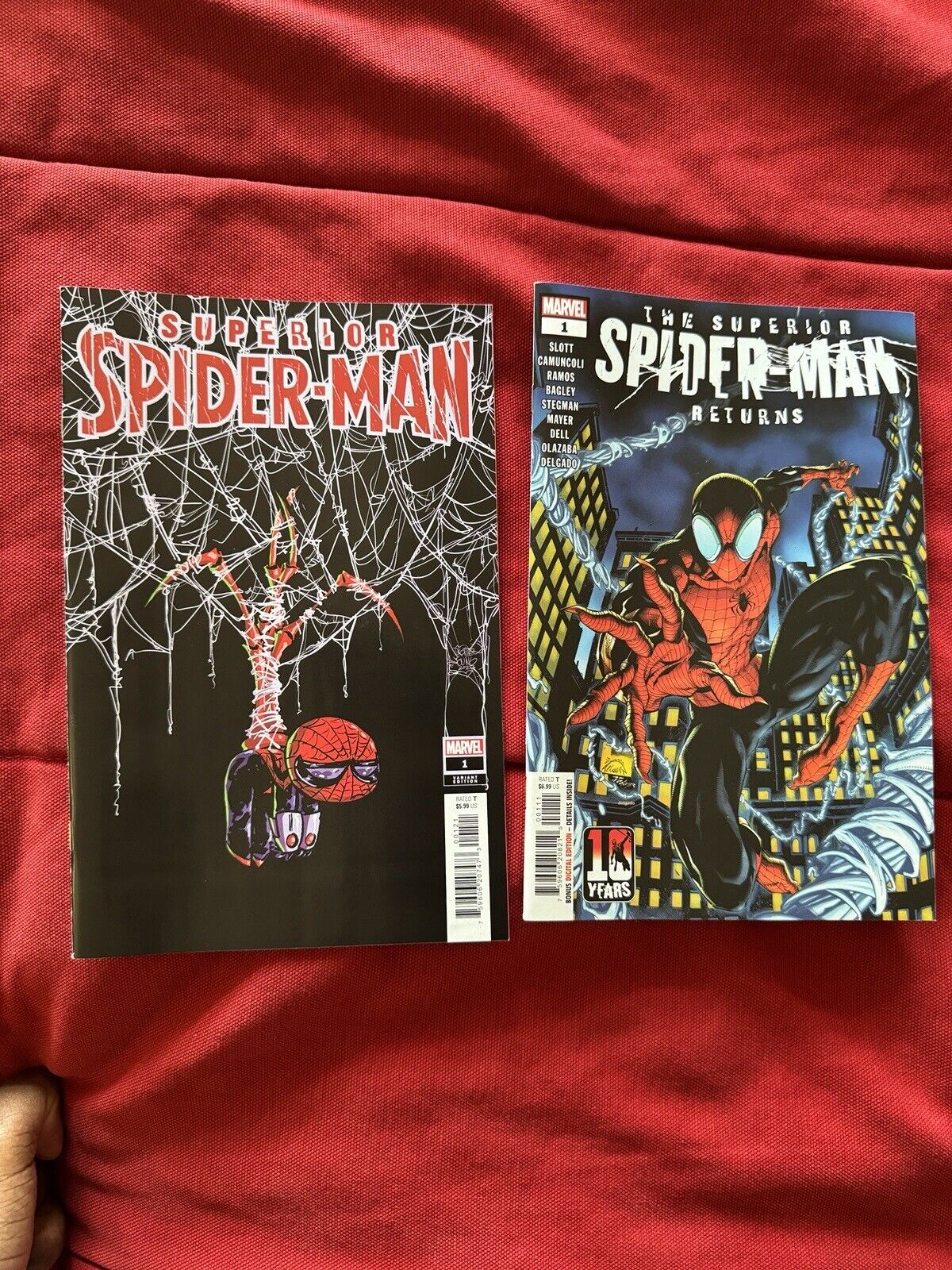 Superior Spider-Man (2023) Lot Of 2 - Returns & #1 - Dan Slott (Marvel Comics)