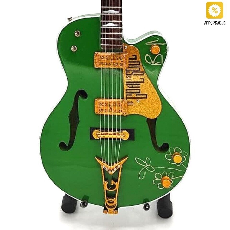 Mini Guitar Irish Falcon U2 Bono Wood Accesories Gift For Guitarist Musician