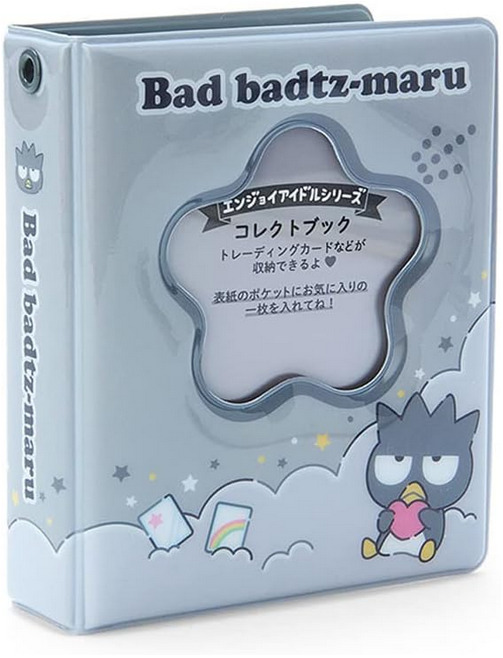 JAPAN SANRIO Bad Badtz-maru Gray Photo Album 40 mini Photos Card Storage Book