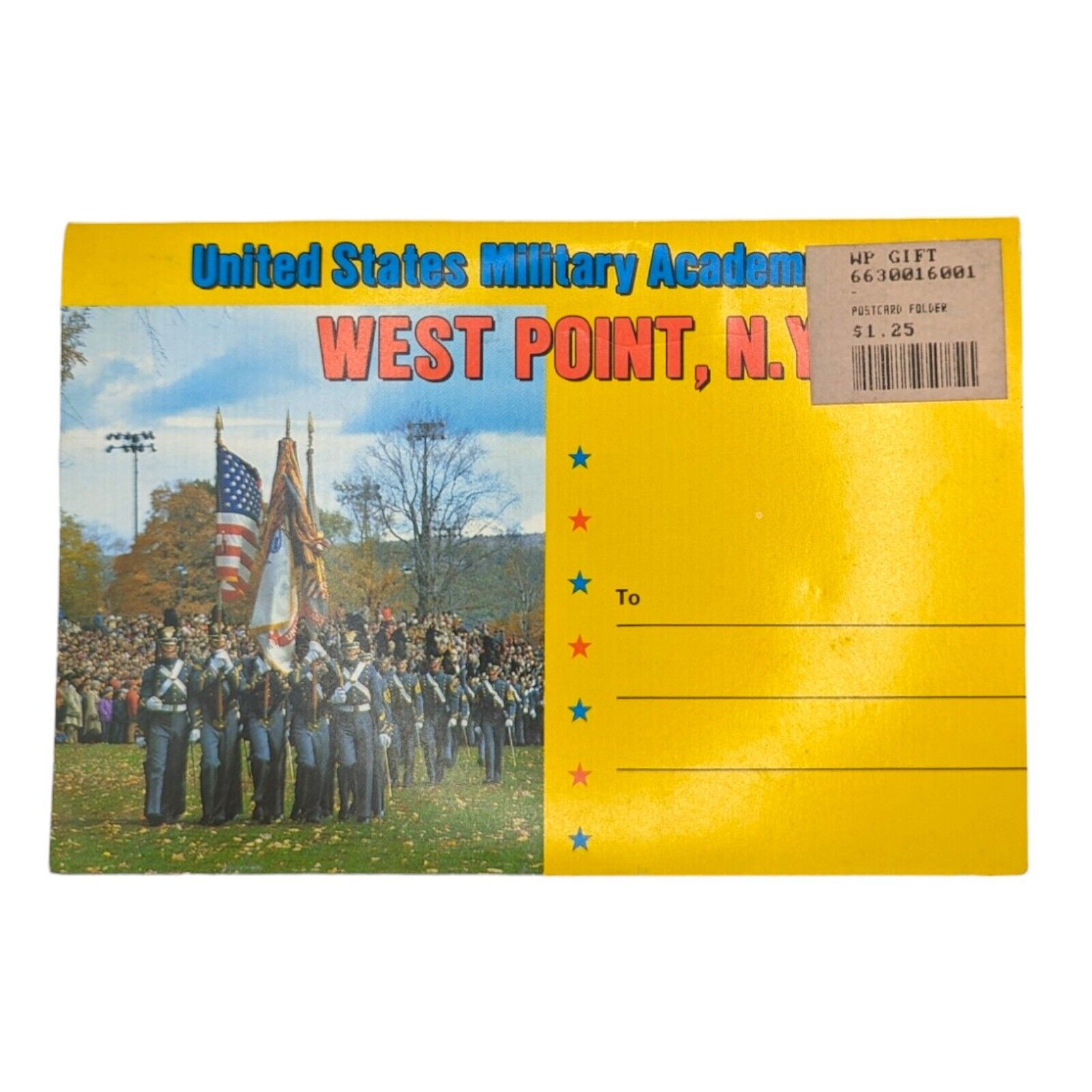 Vintage U.S. Military Academy Souvenir Folder 14 Views West Point New York Army