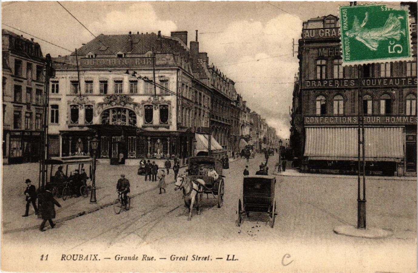 CPA ROUBAIX - Grande Rue - Great Stréet (513053)