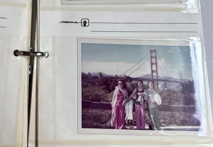 Vintage 70\'s Family Photo Album Book AsianAmerican San Francisco Parade Home