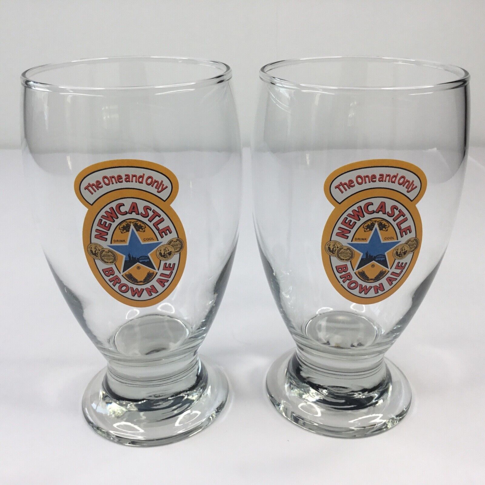 New Castle Brown Ale  Tyne Brewery   The One and Only Beer   Goblet Style Glass