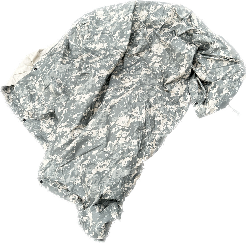 US Military Army ACU Digital Wet Weather PONCHO LINER Woobie Blanket -VG