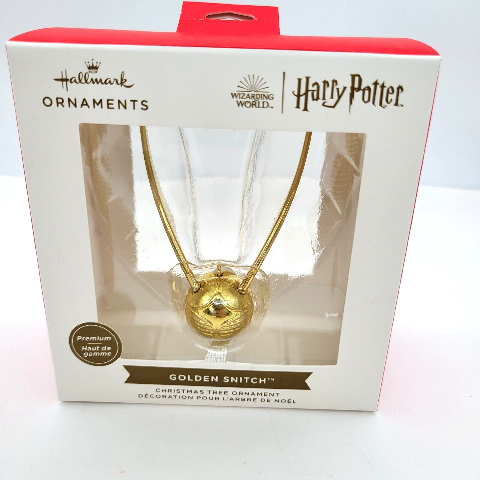 2023 Hallmark Premium Ornaments Golden Snitch Wizarding World Harry Potter