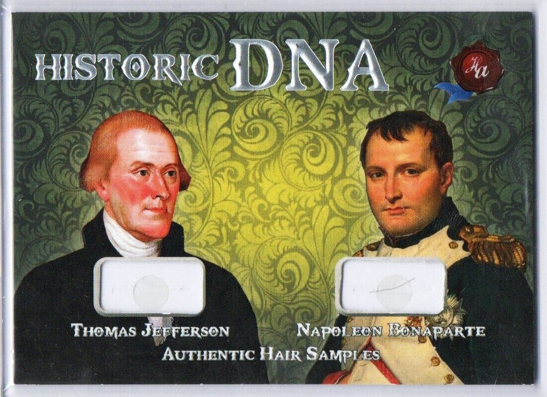 2022 Historic Autographs Prime THOMAS JEFFERSON NAPOLEON BONAPARTE DNA Hair /30