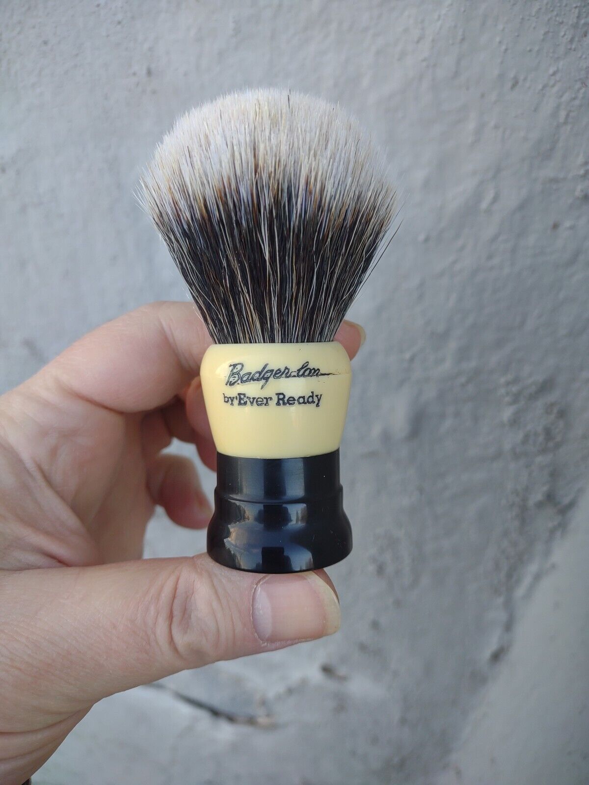 Vintage Bagerlon By Ever Ready Shave Brush 26mm Badger/Synthetic Knot 50/50