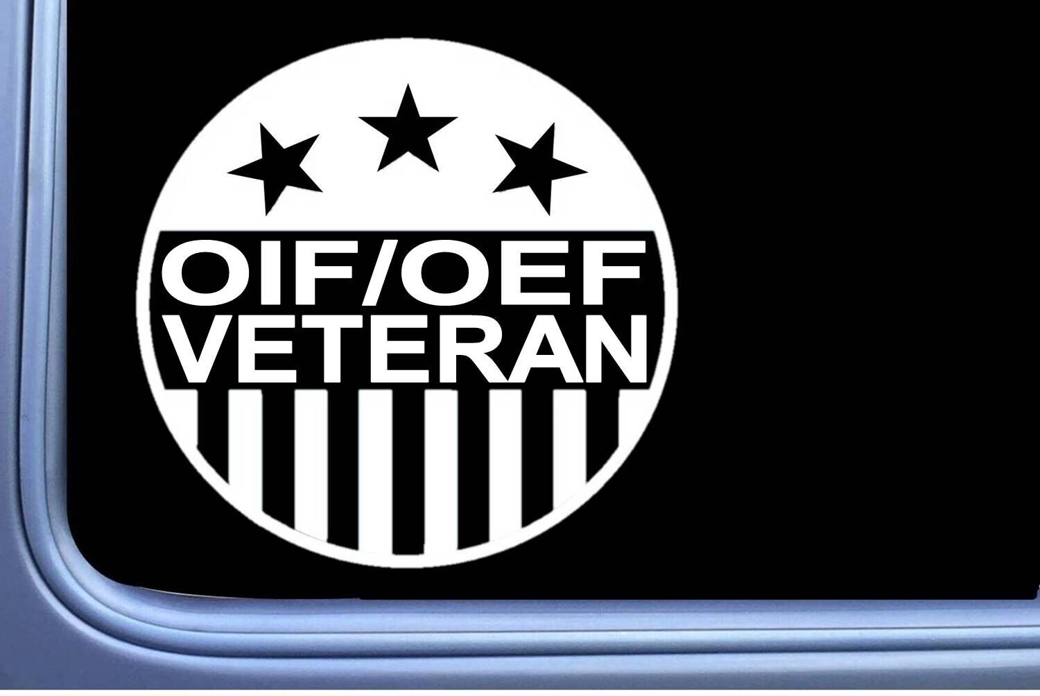 OIF OEF Operation Enduring Freedom Veteran decal sticker OS 420 6 inch