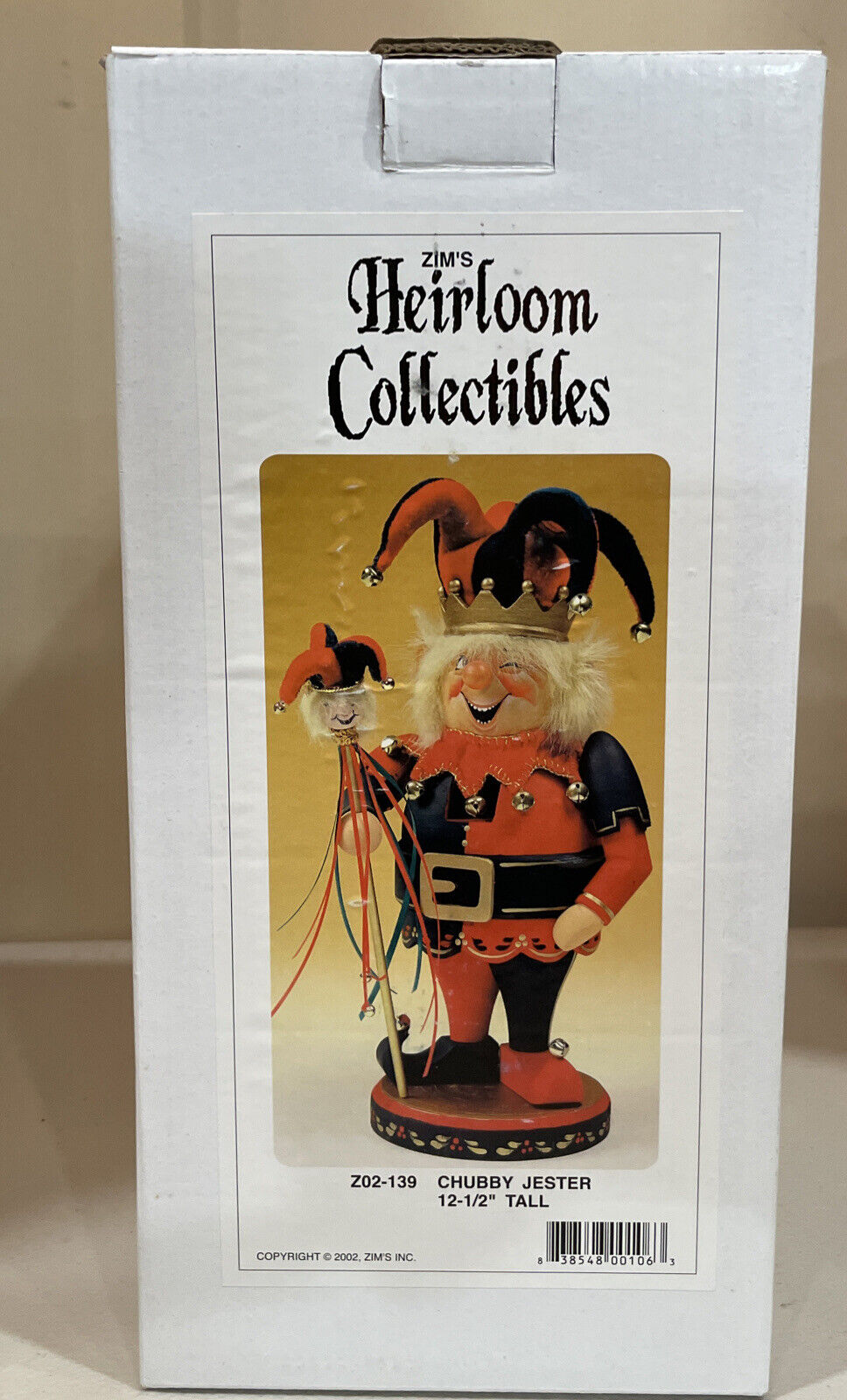 Vintage RARE Zim’s Heirloom Collectibles Chubby Jester New In Box