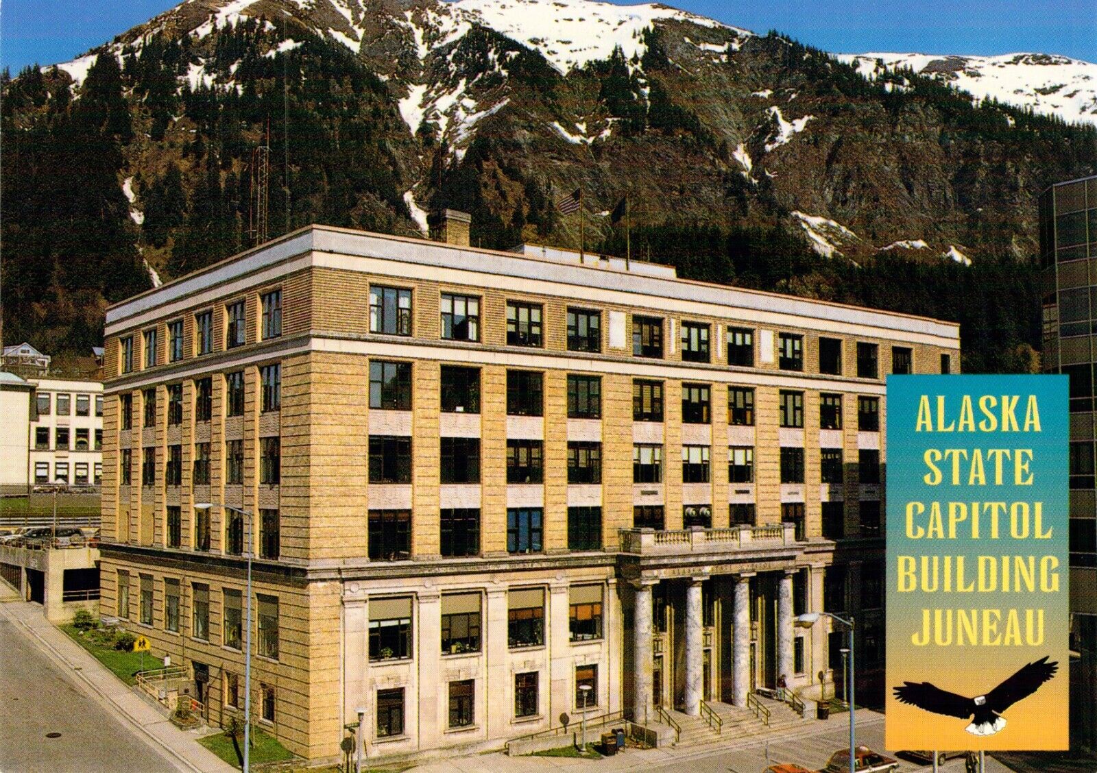 Alaska State Capitol Building Juneau Alaska Unposted Postcard M18
