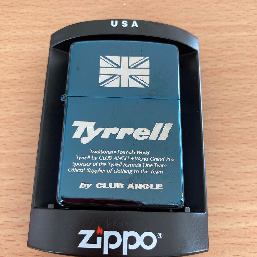 ZIPPO Oil Lighter Tyrrell F1 Metallic Blue