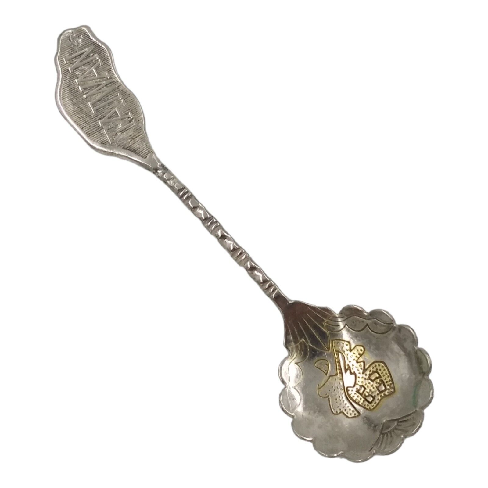 Vintage Taiwan Souvenir Spoon Collectible Figural Handle
