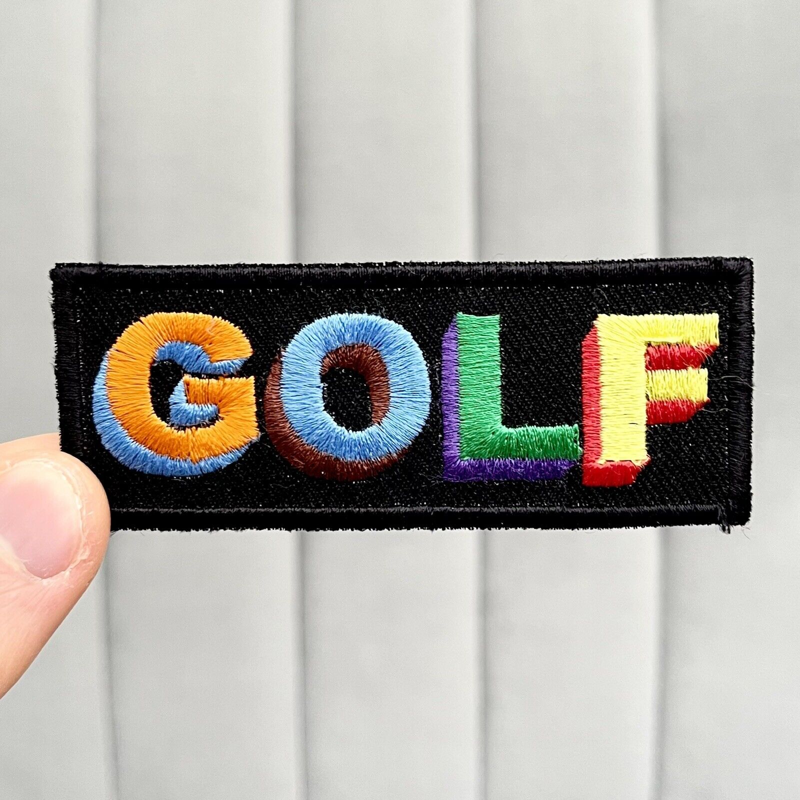 Golf Wang Odd Future Rare Iron-On Patch Vintage NOS OG Skateboard Embroidered