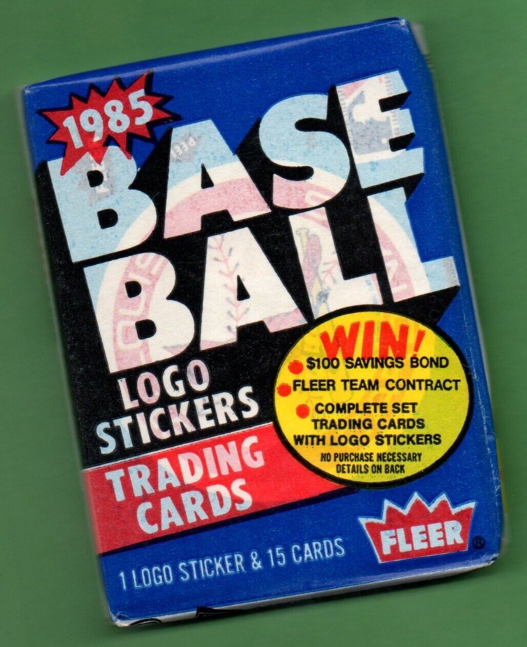 1985 Fleer Baseball Wax Pack Possible Clemens Puckett