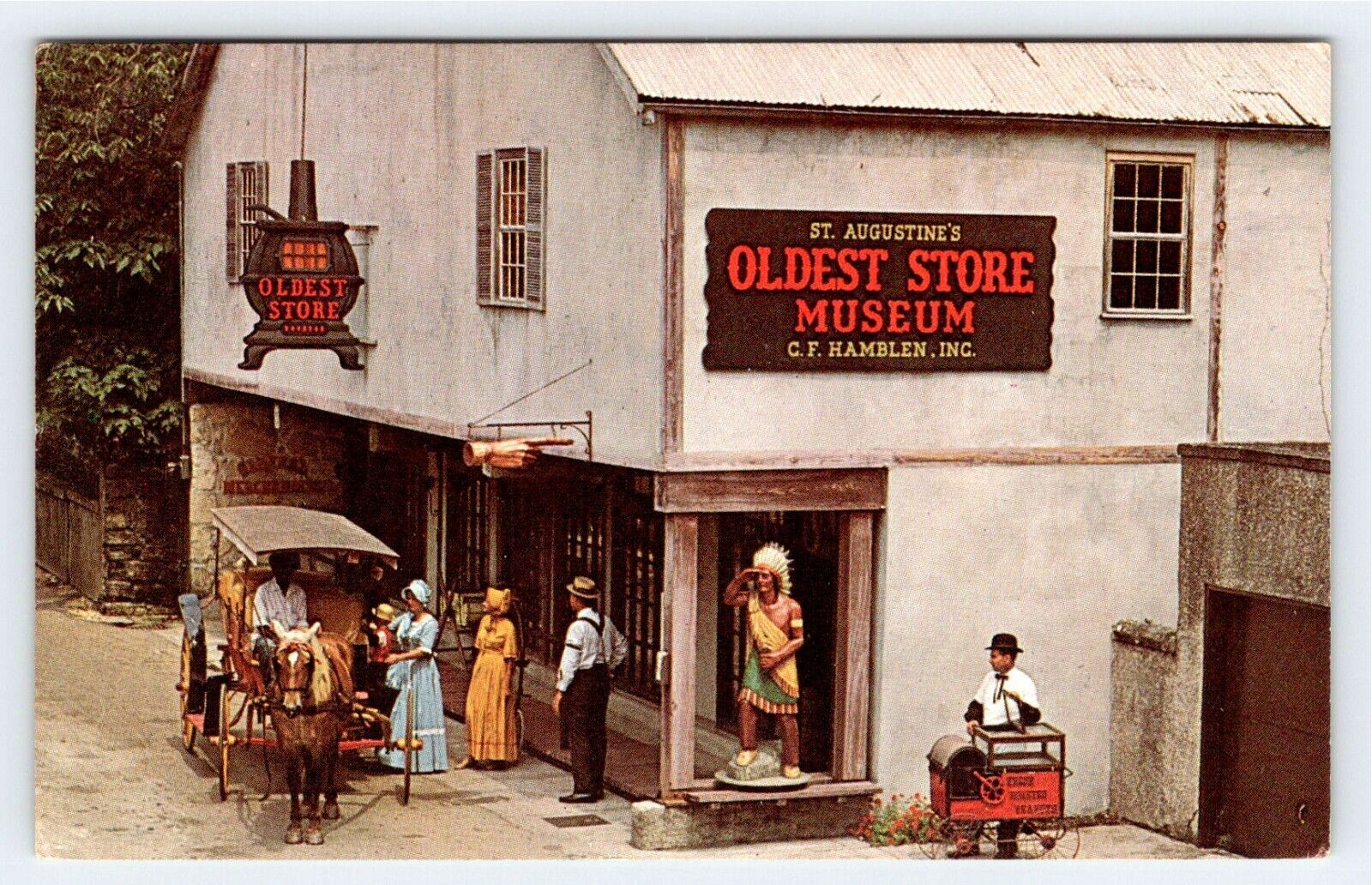 Oldest Store Museum St. Augustine Florida Unused Vintage Postcard AF17-TS