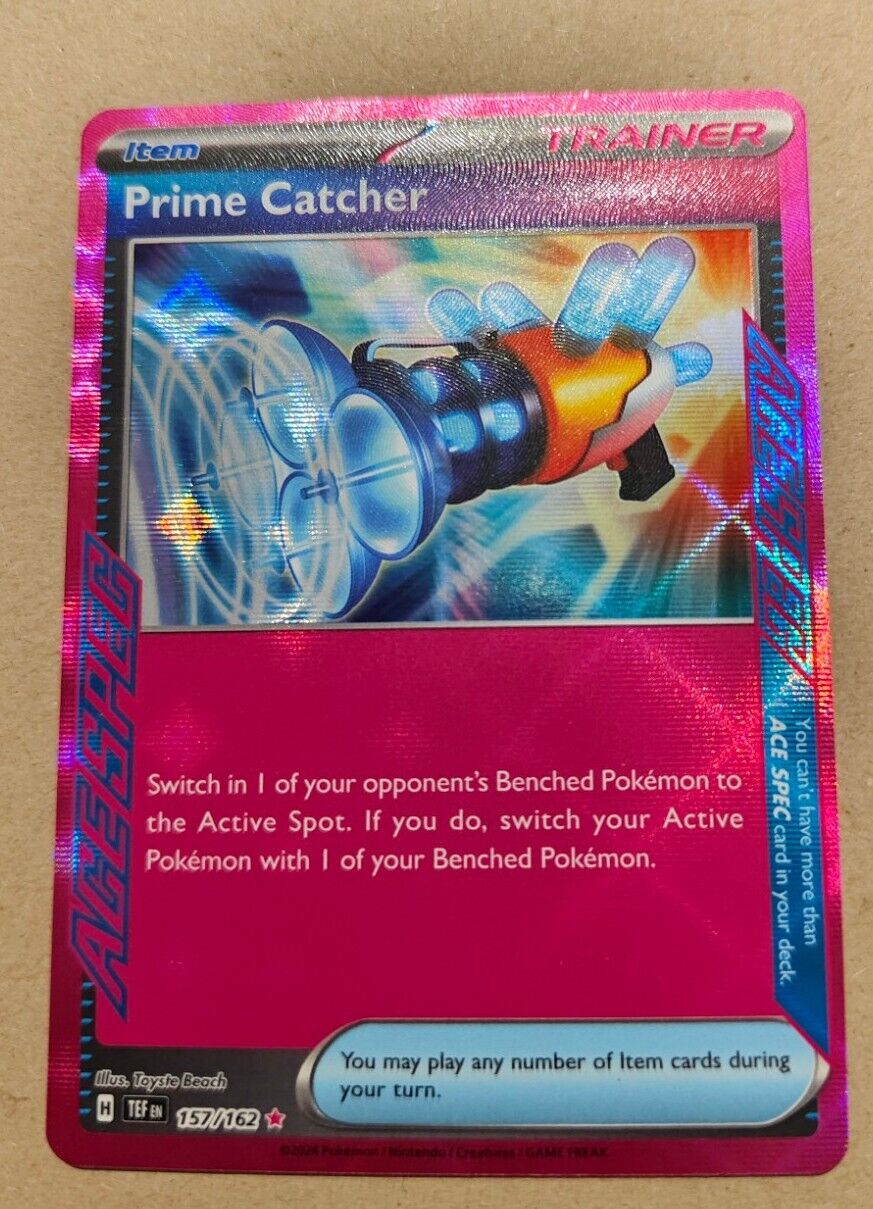Prime Catcher ACE SPEC 157/162 SV Temporal Forces - Pokemon TCG Card - English