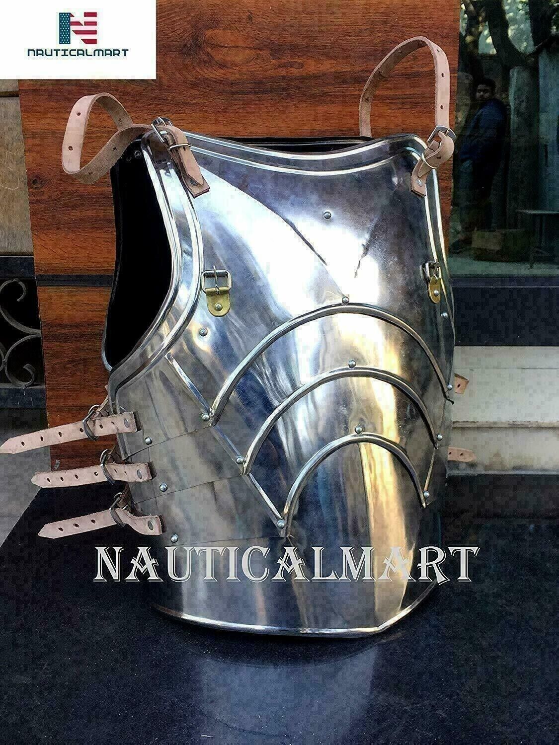 Antique Medieval Knight Warrior Larp Armor Cuirass Fighting Breastplate Armor
