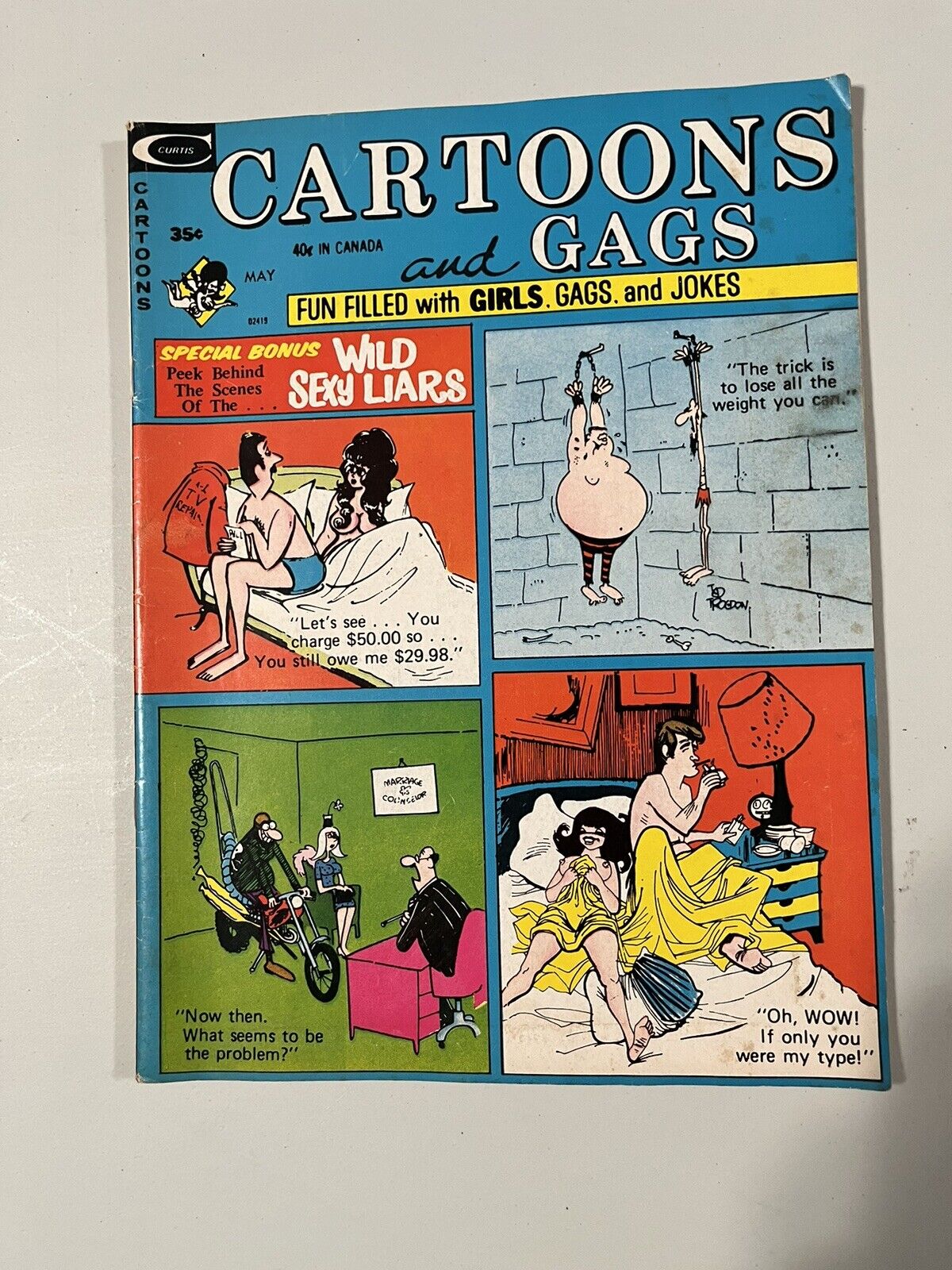 Vintage Cartoons And Gags  Vol. 19 No. 3 May 1972