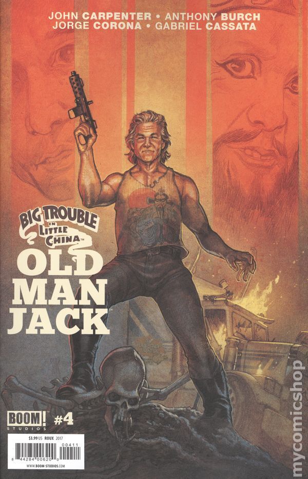 Big Trouble in Little China Old Man Jack #4A Roux VF 8.0 2017 Stock Image