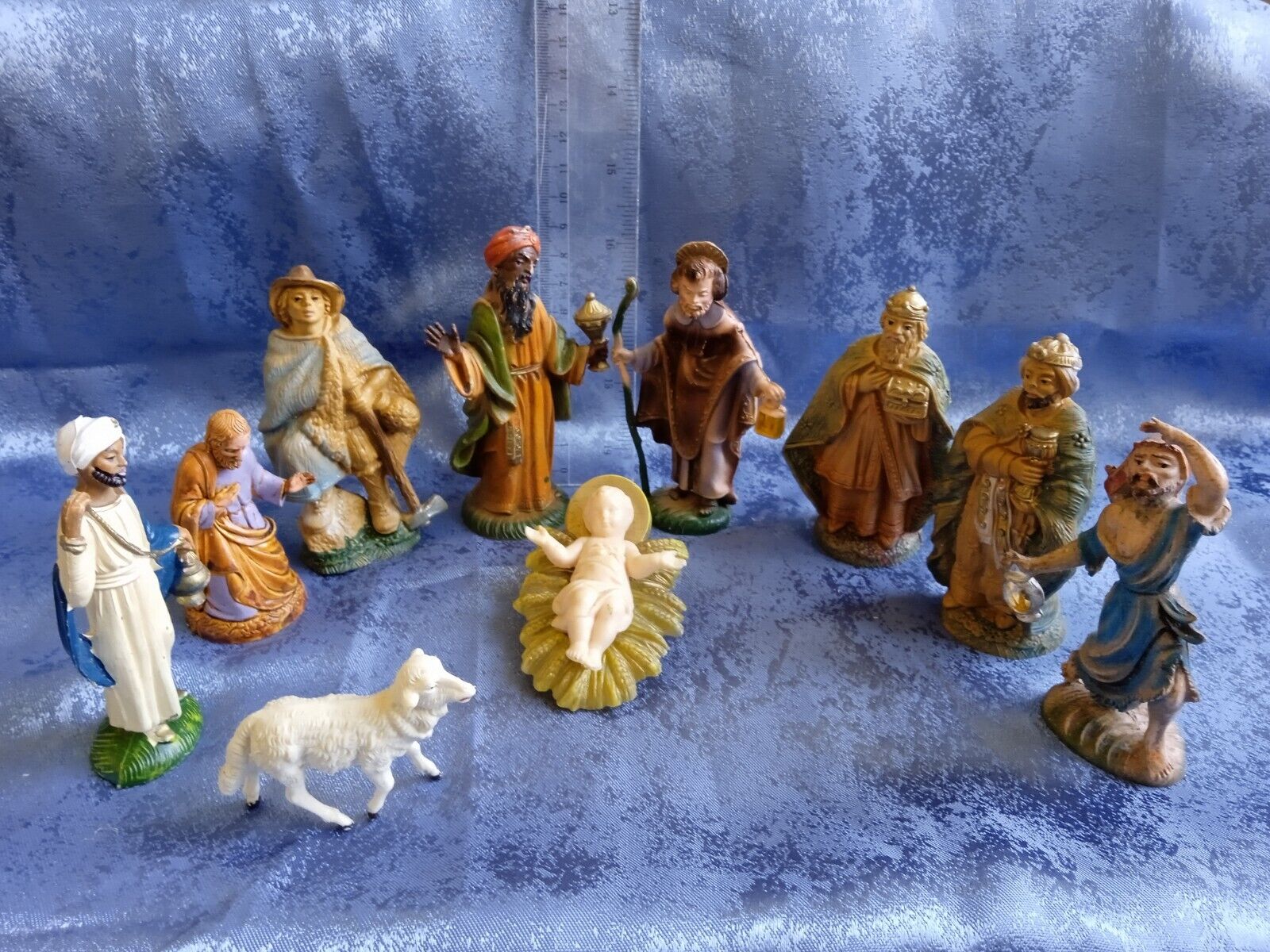 Fontanini Depose  10  figurines  Nativity set Italy Christmas ..