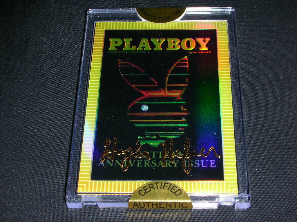 Playboy Hugh Hefner 24K Gold Auto Refractor