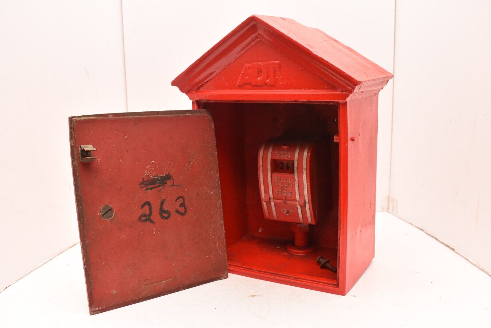 Vintage ADT Fire Alarm Box