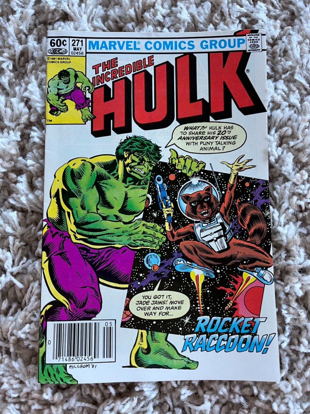 Incredible Hulk #271 VF/NM 9.0 Marvel Comics 1981 newsstand