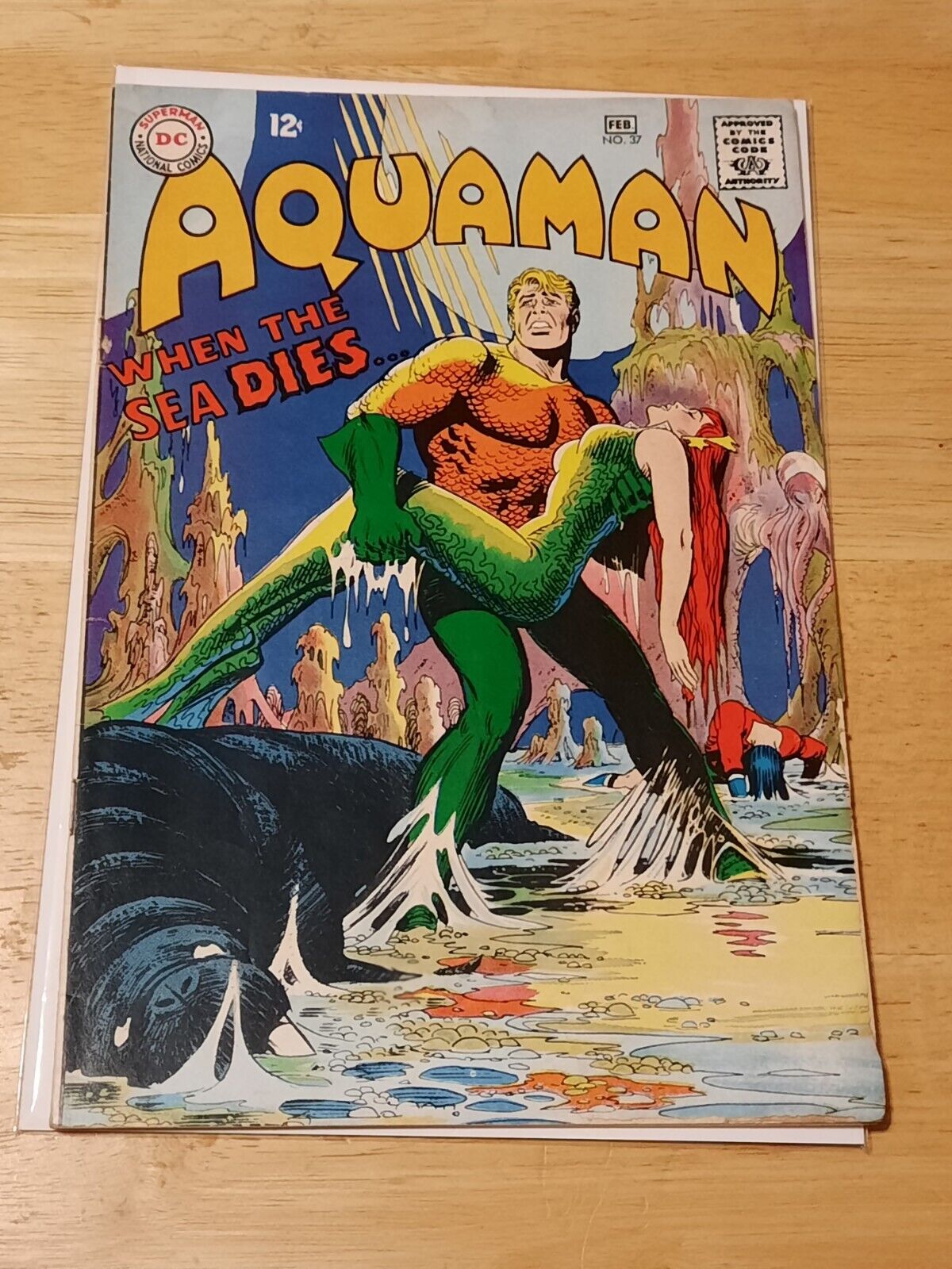 Aquaman #37 (1968) When The Sea Dies