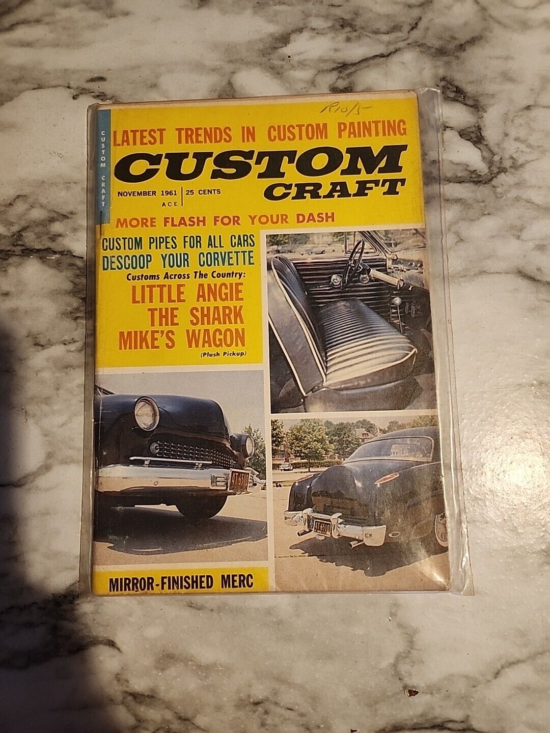 VTG Custom Craft Magazine November 1961 #11 The Shark Mike\'s Wagon No Label