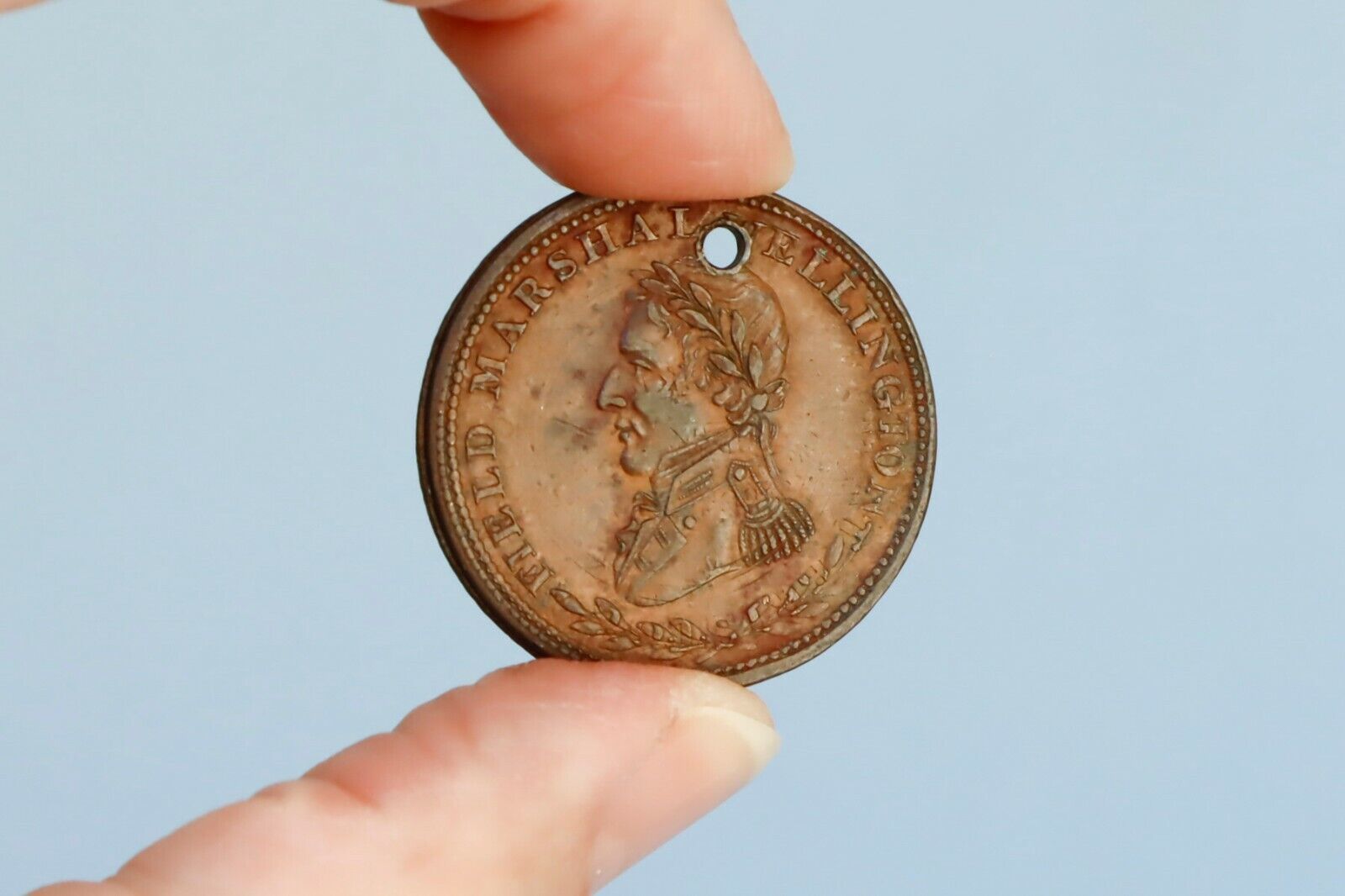 1813 Wellington Coin Britain Peninsular Campaign Napoleon Waterloo Battle War