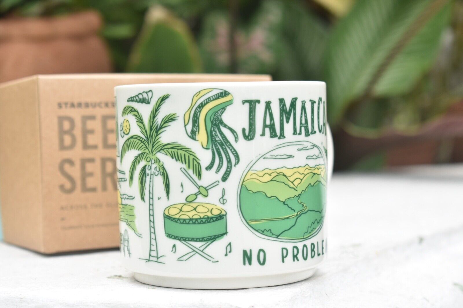 Starbucks Jamaica mug 14 oz been there Series