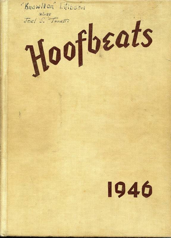 1946 North Phoenix Arizona High School Yearbook-Hoofbeats-Many Students Lost WW2