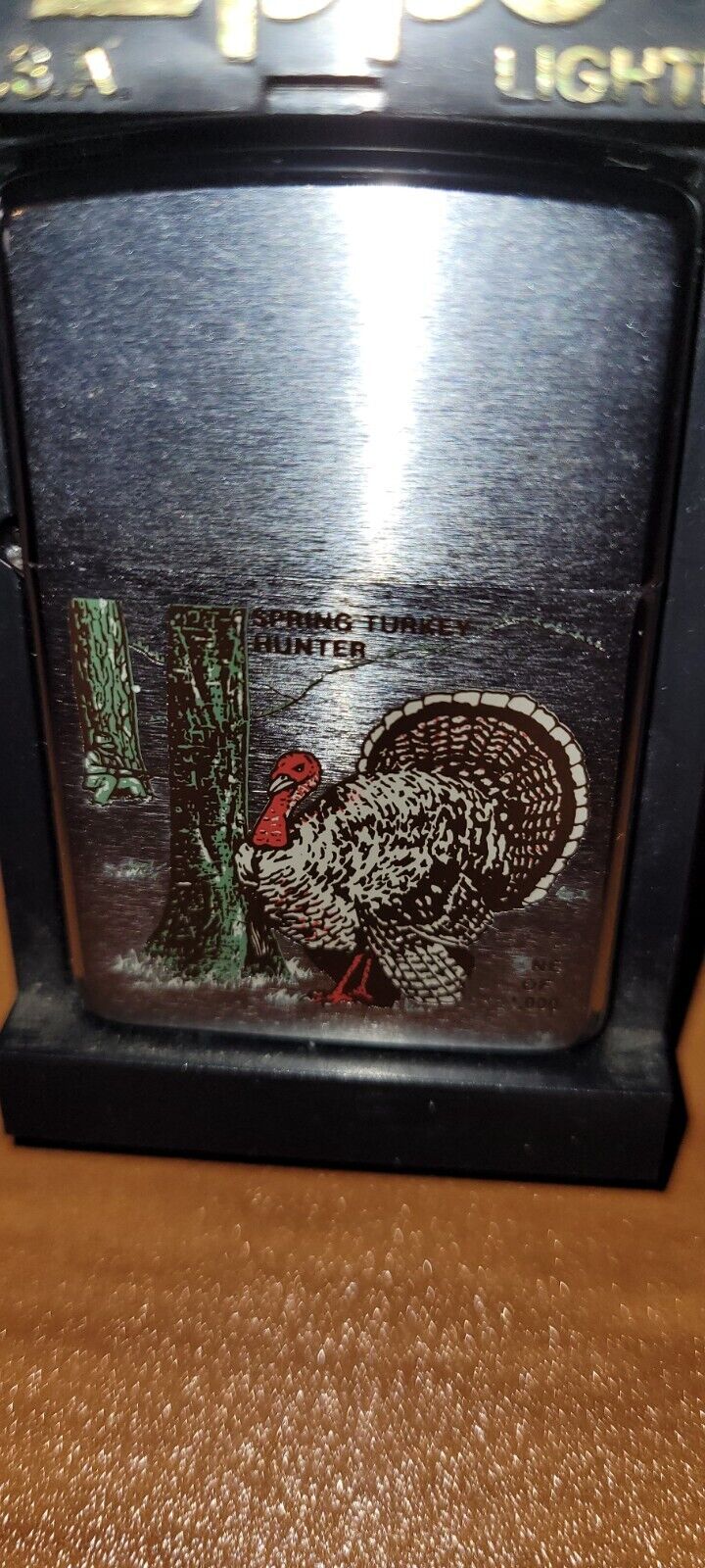 Zippo 1991 New Never fired Spring Turkey Hunter 1 of 1000 limited edition