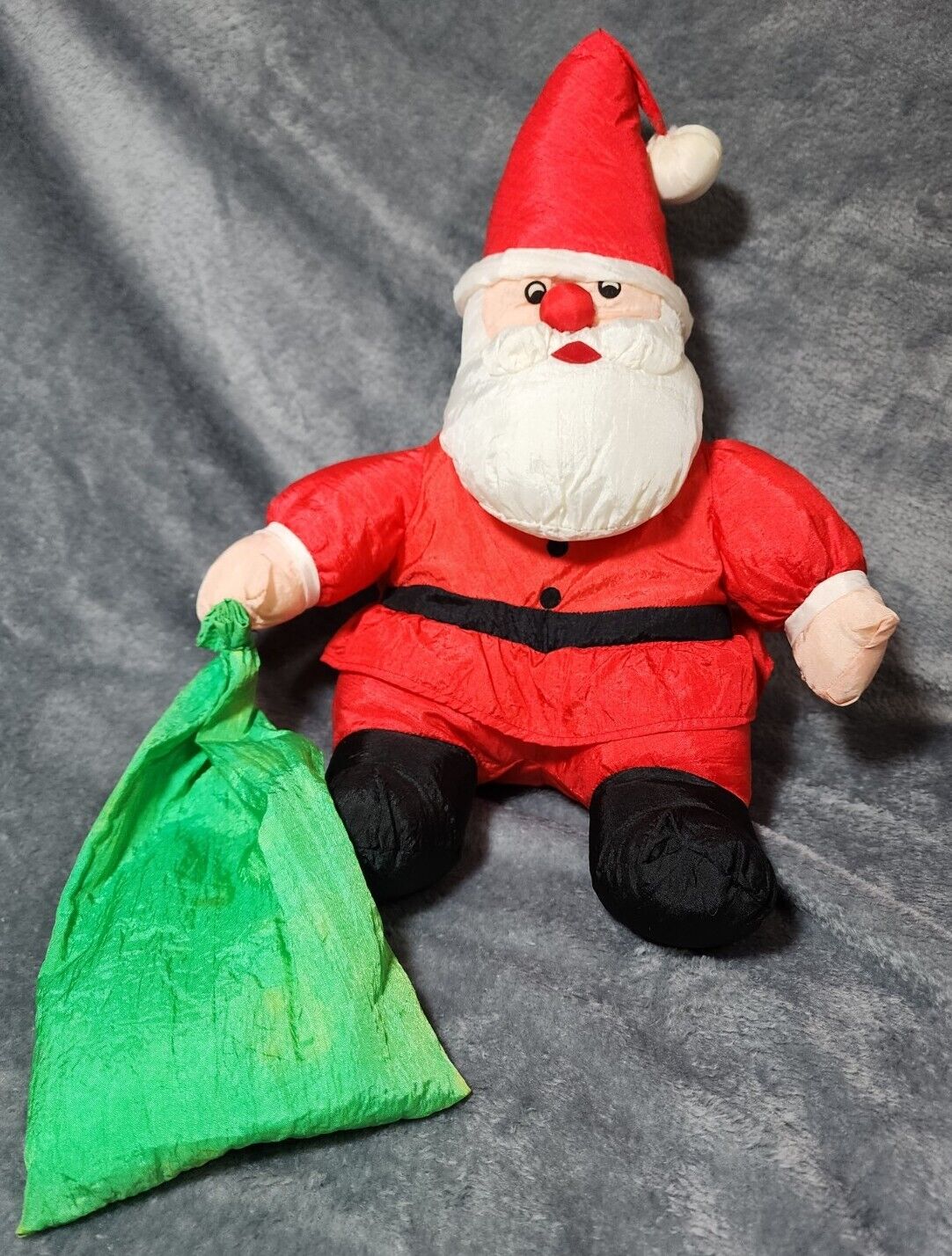 International Silver Company Plush Santa Clause Christmas Puffy Parachute Small