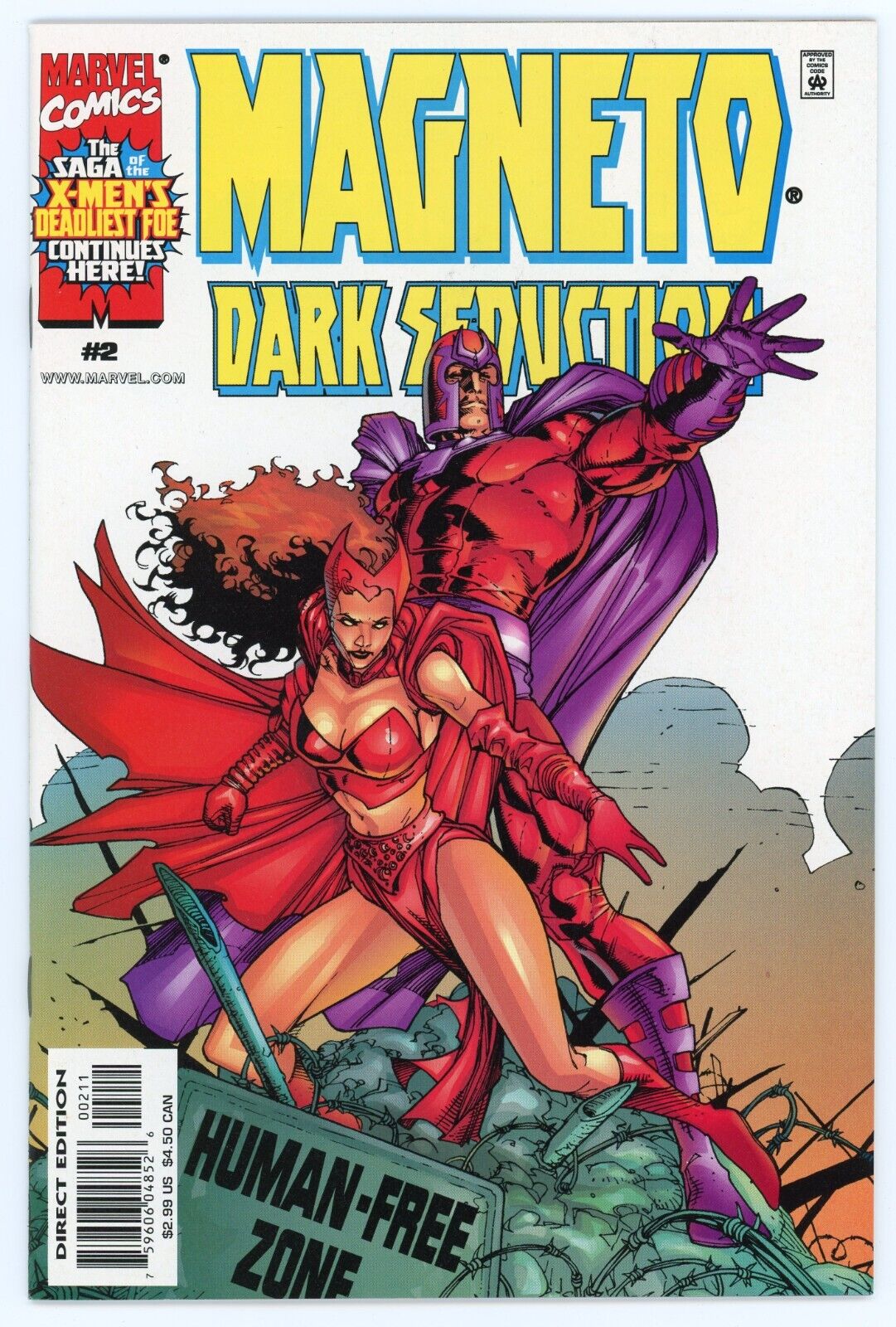 Magneto Dark Seduction #2 Marvel Comics 2000