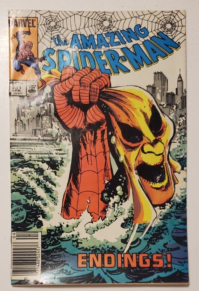 The Amazing Spider-Man Issue 251 Vintage Marvel Comics 1984