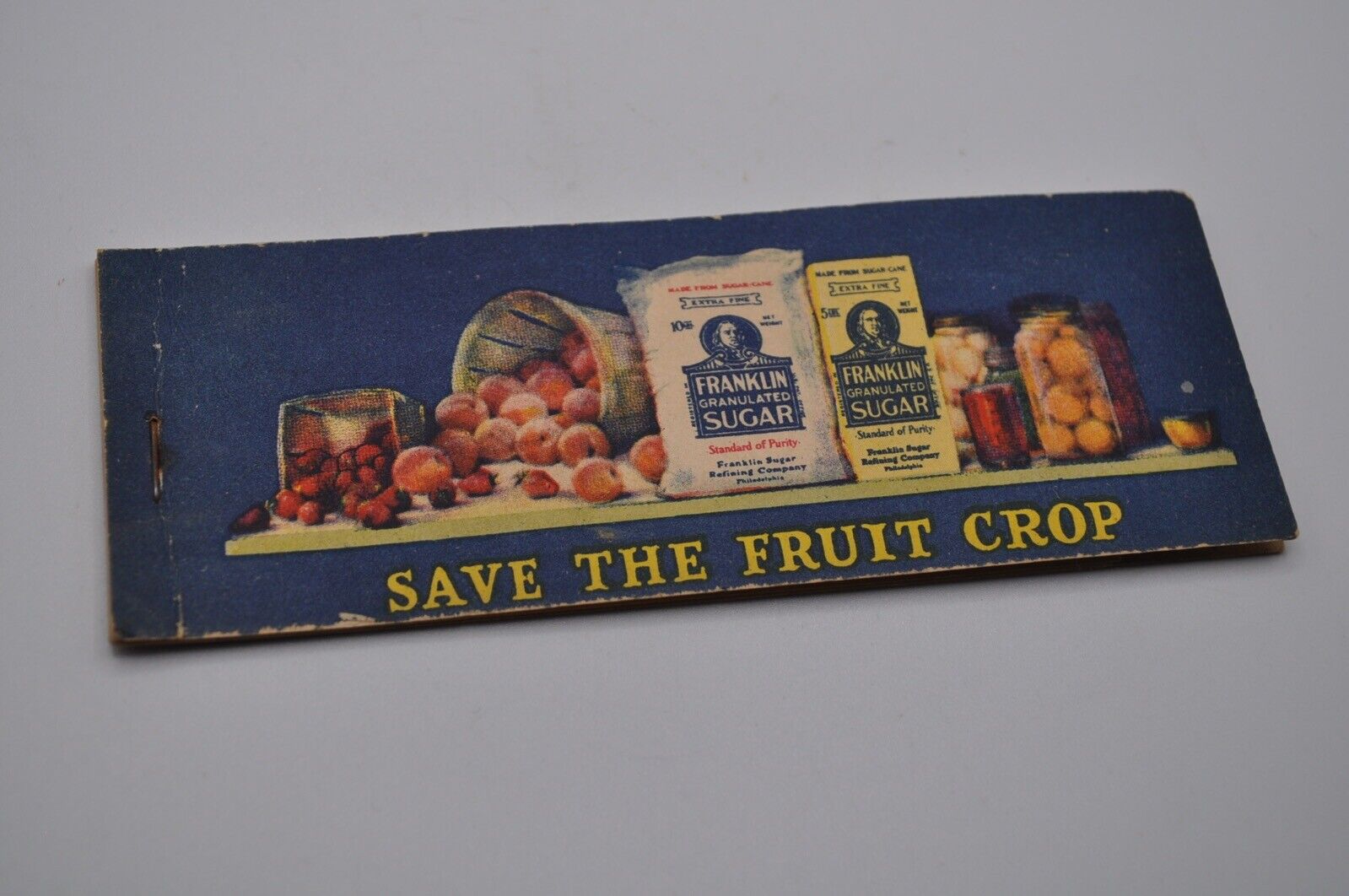 Vintage Franklin Sugar Labels For Preserves Canning 1940’ds Prop Display