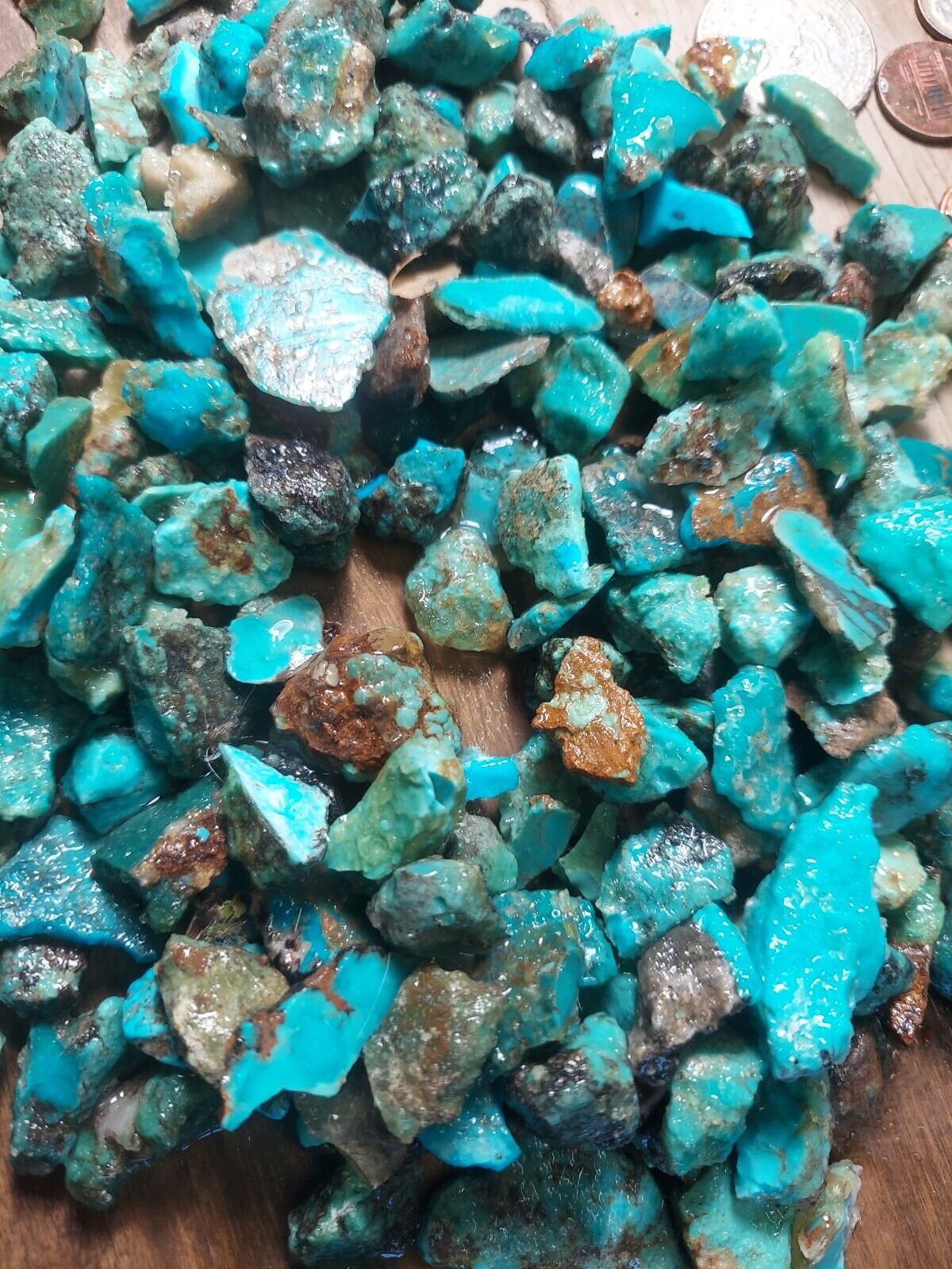 Bisbee natural turquoise real.blast from the past vintage wow spring special