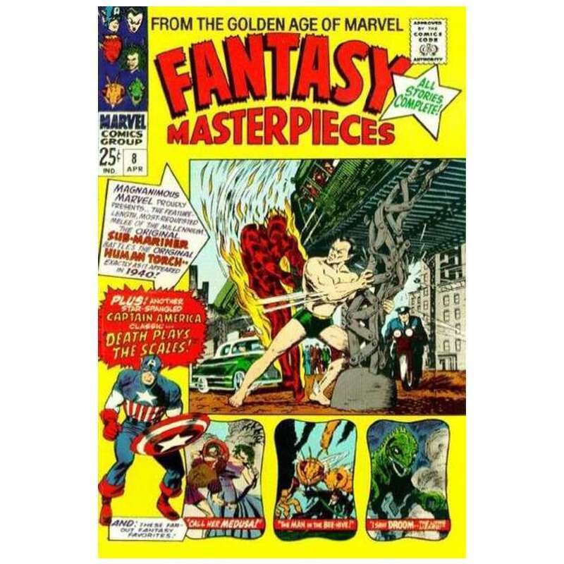 Fantasy Masterpieces (1966 series) #8 in Fine condition. Marvel comics [h`