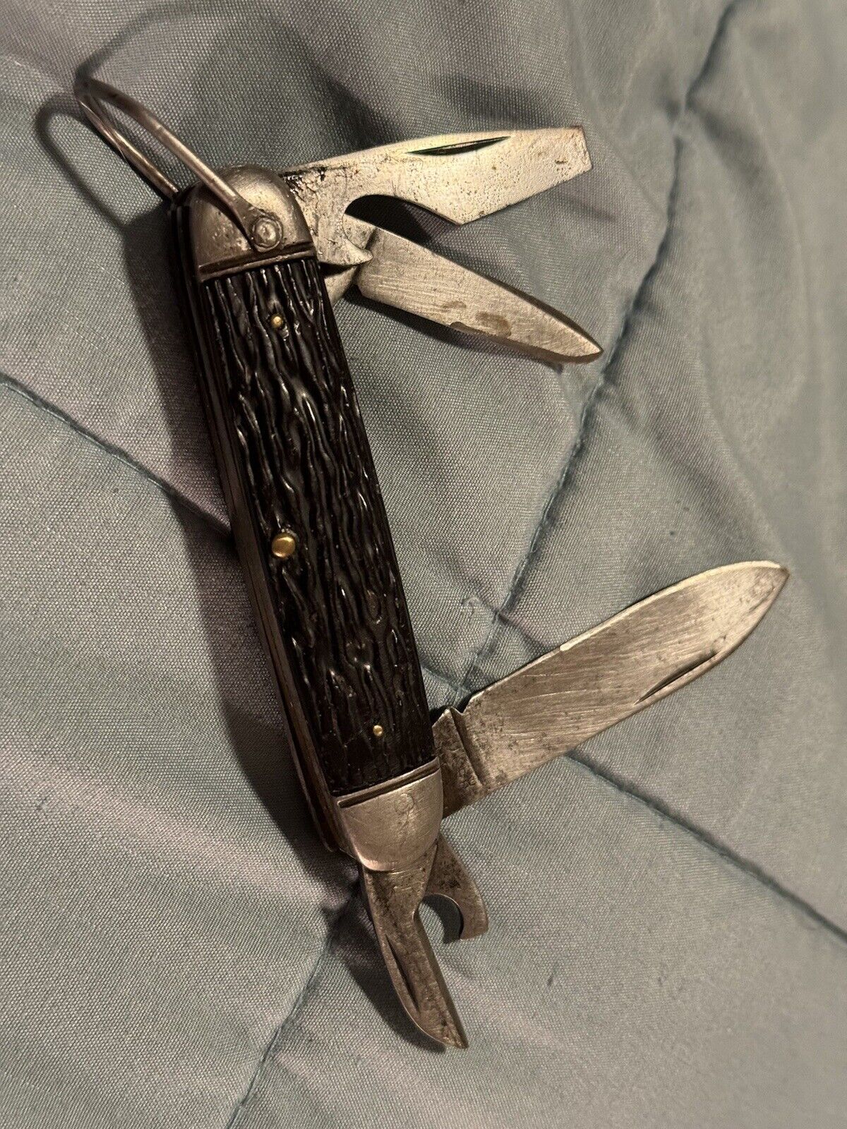 vintage Boker pocket knife USA WW2 era 