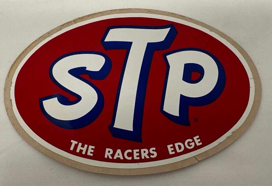 Vintage 1970\'s STP “The Racers Edge” Decal