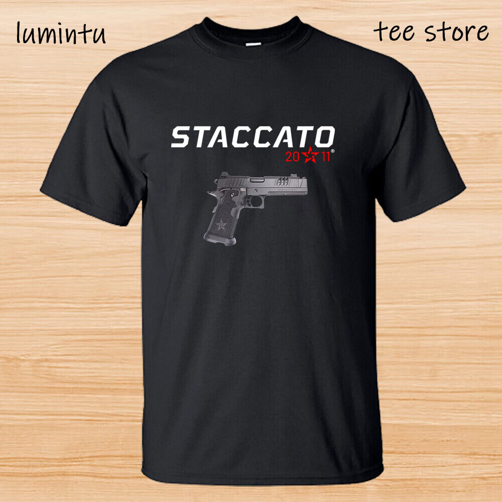 Staccato 2011 Firearms T-Shirt Logo Men\'s Size S to 5XL