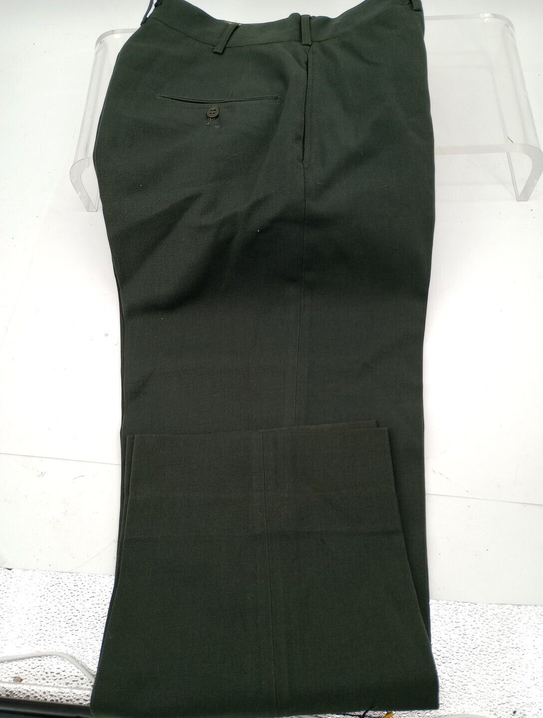 VINTAGE Military Wool Trousers Size 28x32 ARMY Dress Slacks Excellent Condition 