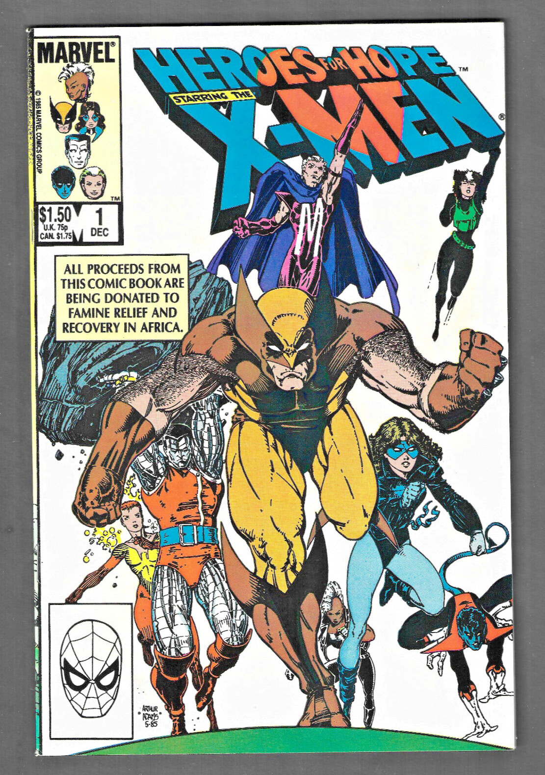 Heroes for Hope Starring The X-Men #1 Direct Variant 1st App. Hungry VF/NM (9.0)