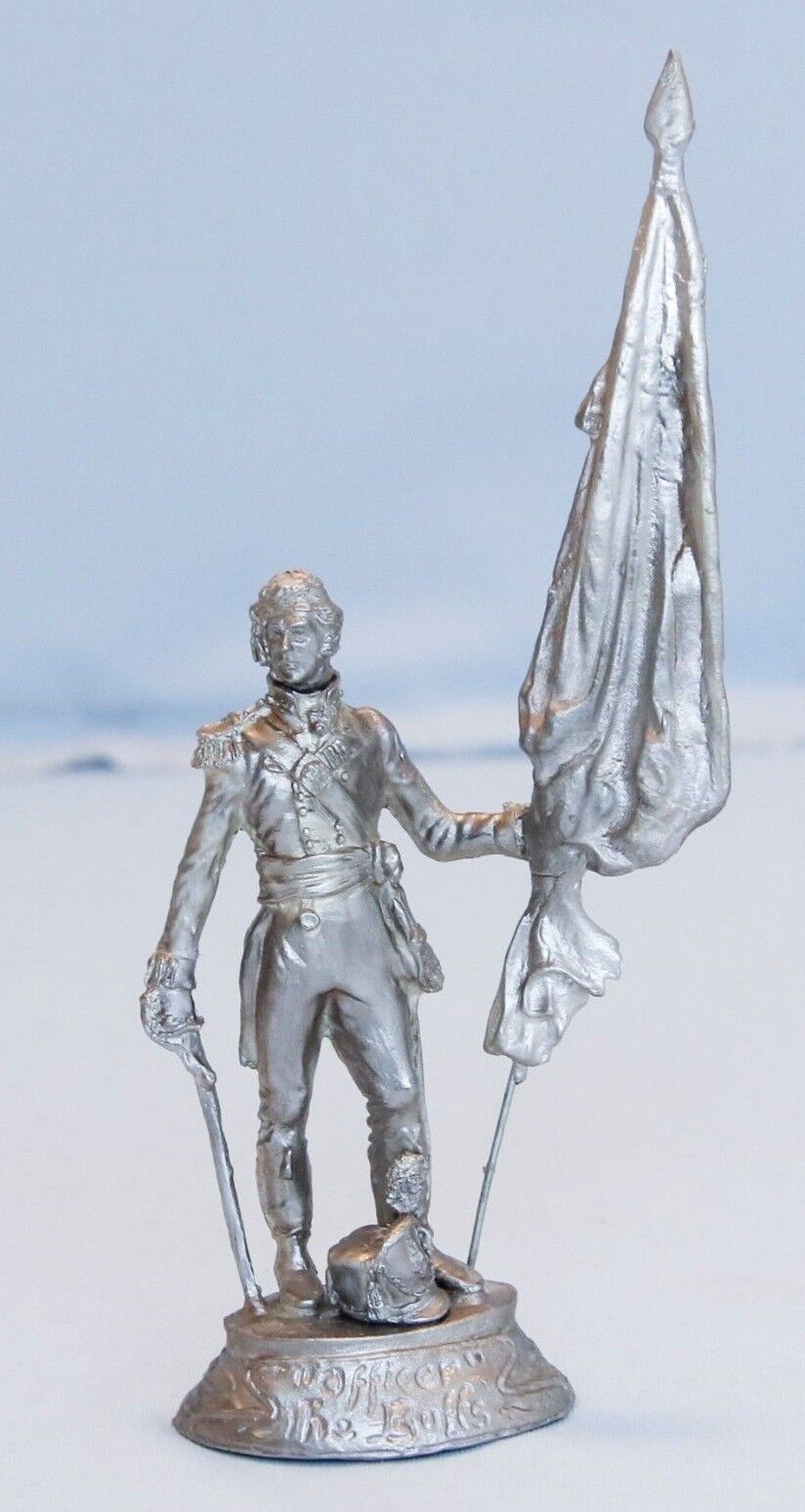 Miniature Metal Soldier Figure of Buffs British Regiment Napoleon