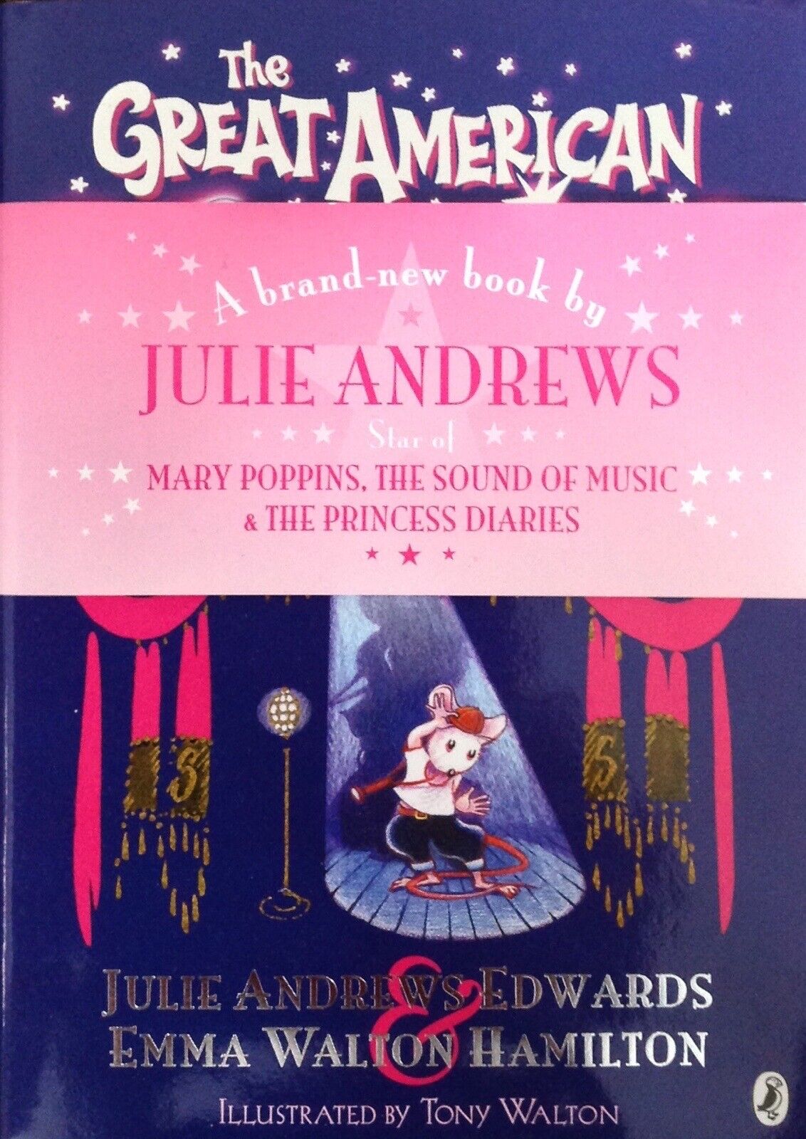 Julie Andrews Authentic Signed The Great American book AFTAL