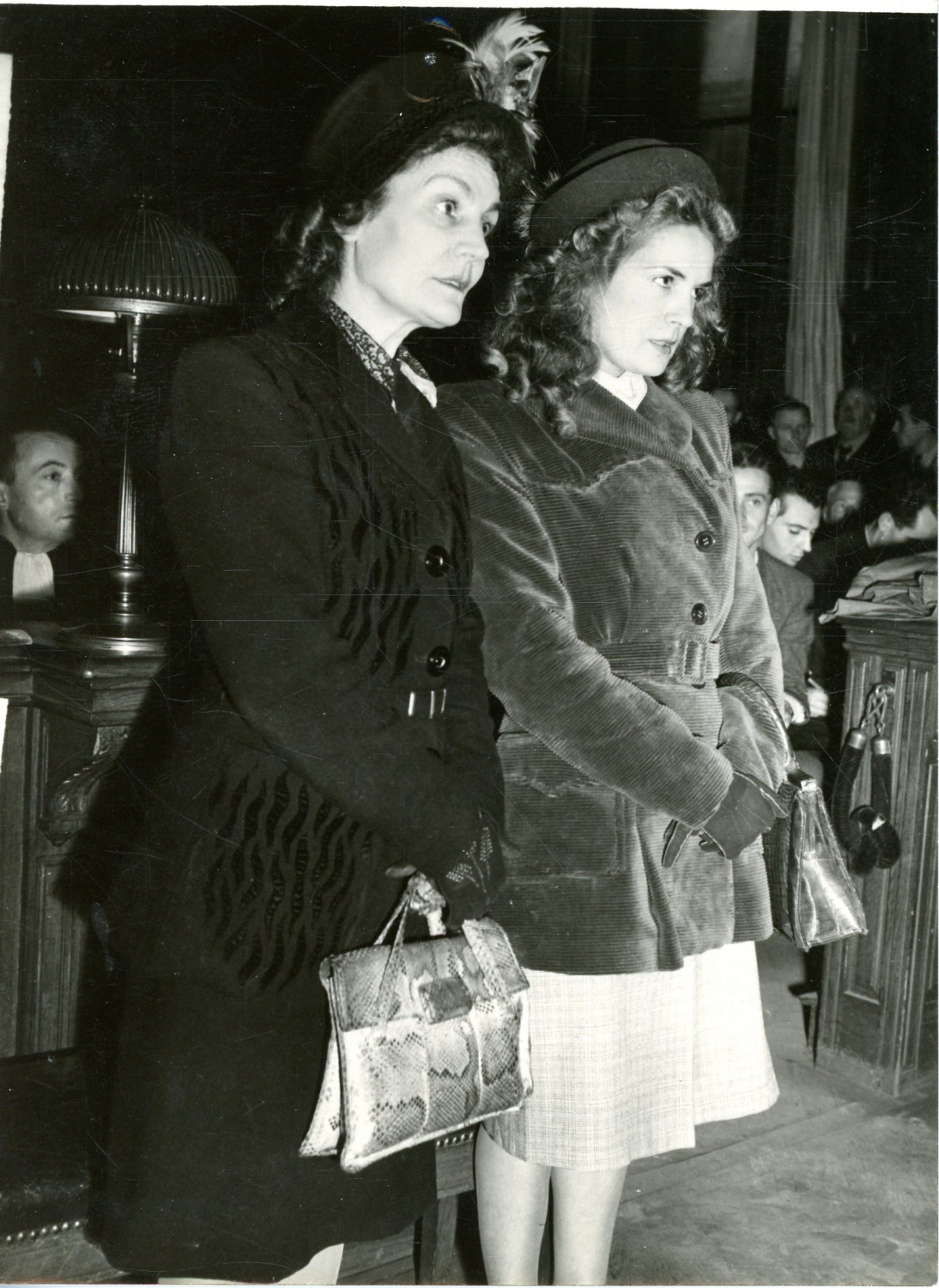 Paris 1946, First Civic Chamber, Régine Richardot, wife of Sacha Guitry e