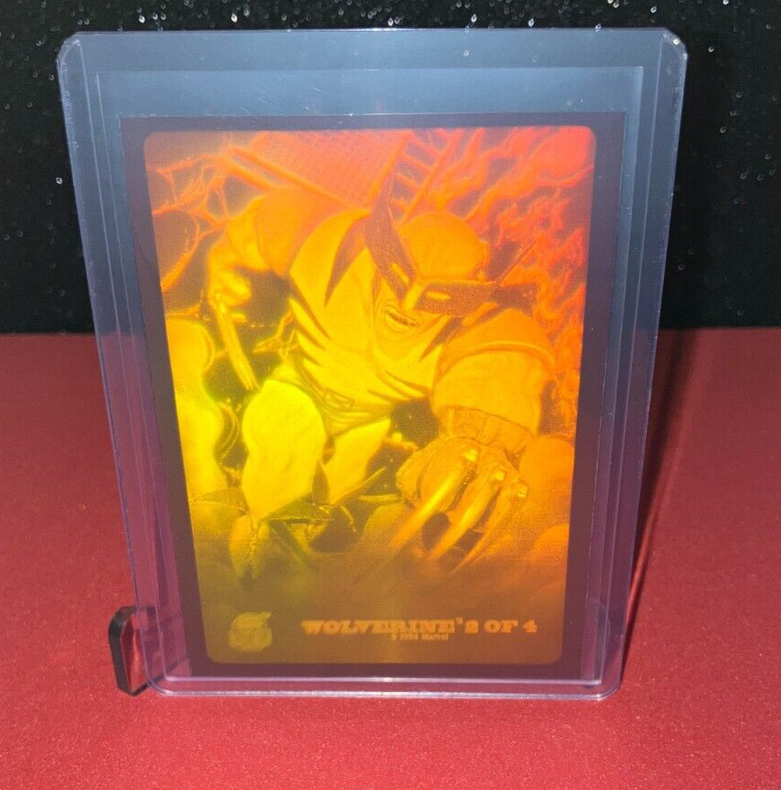 1994 Marvel Universe Wolverine Hologram Card #2 - Check This Hologram Out