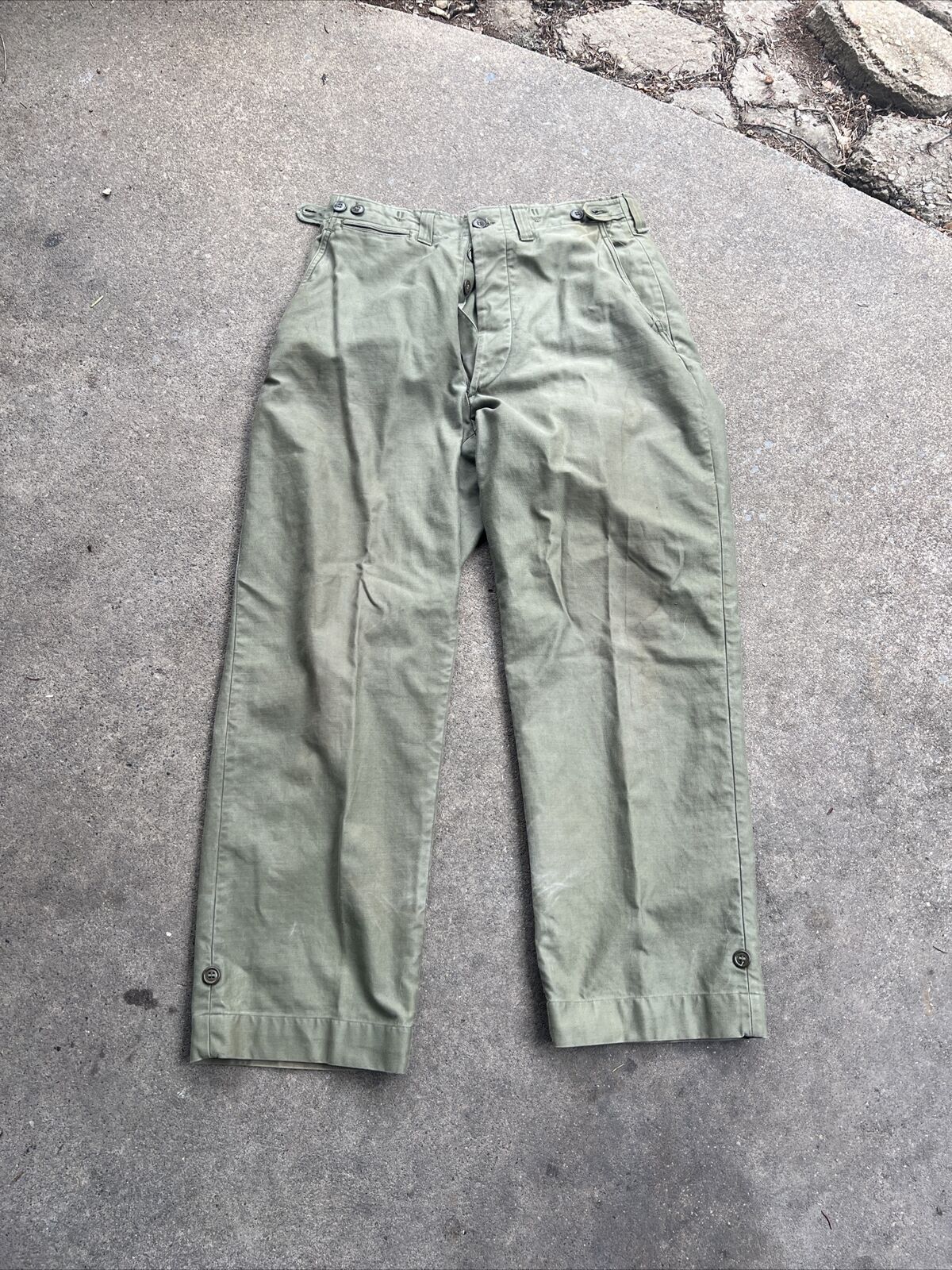 WW2 US Army M-1943 Field Pants Size 32 X 30 (V50