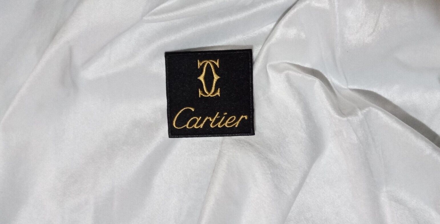 Luxury French Jewellery Fashion Iron-On Embroidered Clothing Patch Cartier 